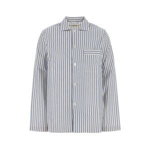 TEKLA Poplin Pyjama Shirt Women STRIPPED Underwear